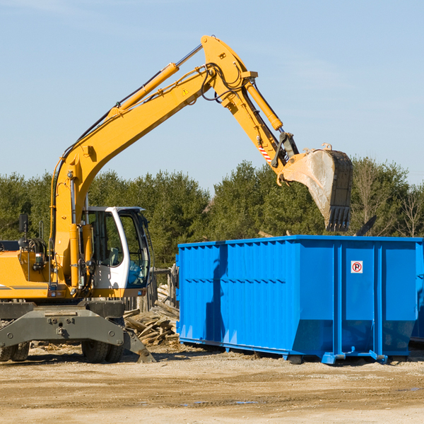 what are the rental fees for a residential dumpster in Ludlow Pennsylvania